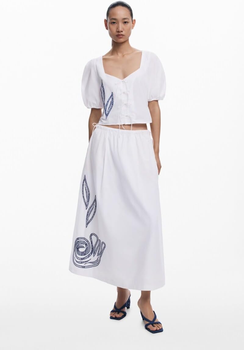 Desigual Women's Skirt_Embro