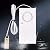 Ximimark 2Pcs Water Leak Alarm Flood Level Bath Tub Sink Overflow Detector Sensor Home Garage Kitchen Security Alert 120db