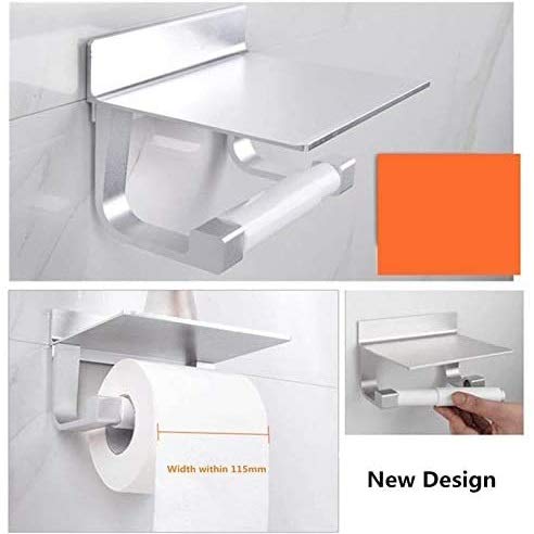 Rollo de papel higiénico siempre a mano en este portarrollos de aluminio 6
