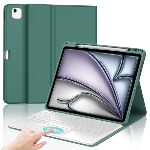 Teclado para iPad Air 13 Pulgadas M4 JADEMALL que soluciona la falta de trackpad al redactar