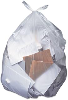 DefenseGuard Low-Density Can Liners44; 40-45 gal44; 1.5mil44; 40 x 4644; Clear44; 100/Carton