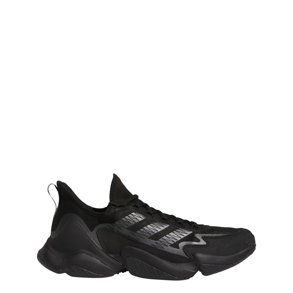adidas Unisex Impact FLX Football Shoe, Black/Black/Black, 8 US Men
