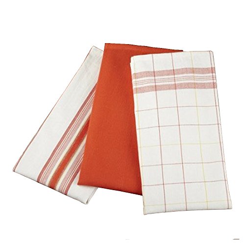 Le Creuset Kitchen Towels, Flame