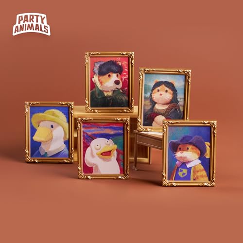 Imán decorativo rectangular Party Animals con diseño artístico miniatura 7
