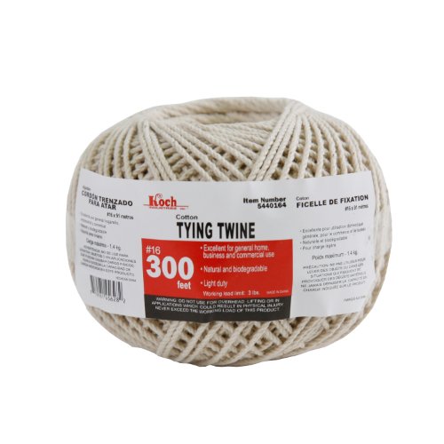 Koch Industries 5440164 Twisted Cotton Heavy Wrapping Twine, Number 16 by 300-Feet, Natural