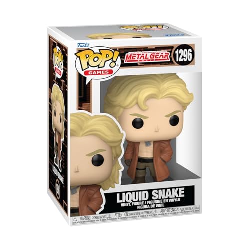 Funko Pop! Games: Metal Gear Solid - Liquid Snake - Collectable Vinyl Figure - Gift Idea - Official Merchandise - Toys for Kids & Adults - Video Games Fans - Model Figure for Collectors