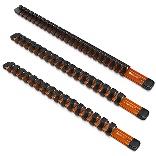 Olsa Tools Aluminum Socket Organizer 3pc Set