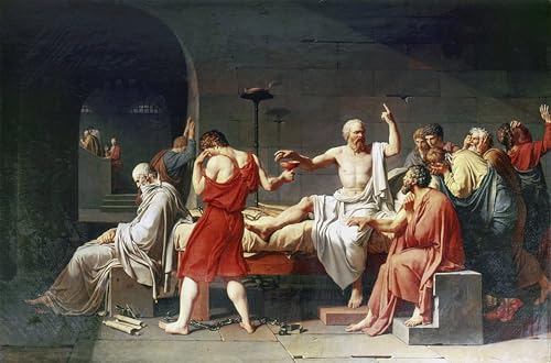 Posters Jacques Louis David la Mort de Socrate grand format 60x90