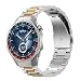 Produktbild KoGiio 22mm Armband Kompatibel mit Huawei Watch GT 5 PRO/5/4/3 46mm/CMF by Nothing Watch Pro 2/Xiaomi Redmi Watch 5 Lite/5 Active/Xiaomi Watch S4 SportEdelstahl metall Uhrenarmband Silber/Gold