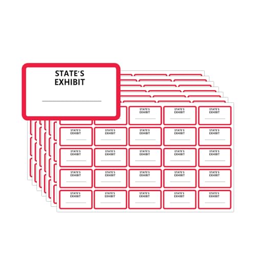 Étiquettes autocollantes de tribunal lot de 500 onglets 2,2x3,8 cm pour classification juridique