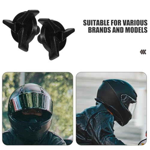 Accesorios para casco de motocicleta con 15 tornillos de plástico 3