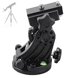 Support de télescope, base d'altitude réglable avec cale de précision, alliage d'aluminium de 0 à 90 degrés, idéal pour l'observation astronomique et l'astrophotographie