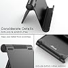 JETech Tablet Stand, Adjustable Portable Desktop Holder, Foldable Dock for iPad/iPad Pro/Air/Mini, Galaxy Tab A8/A7 Lite/A7/S8/S7, Kindle, Tab/Phones(4-11), Black