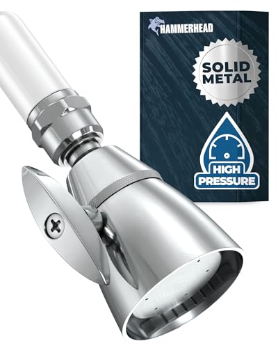 HammerHead Showers® Solid Metal 2 Inch High Pressure Shower Heads