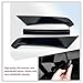 Front Grill Cover Trim,MUXEE For Nissan Altima 2019 2020 2021 2022，3PCS Grille Chrome Delete Vinyl Overlay Trim Accessories -Bright Black