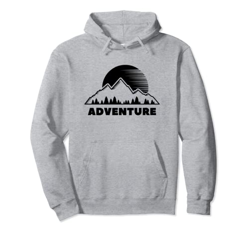 Adventure Mountains Nature Randonnée Camping Outdoor Minimaliste Sweat à Capuche