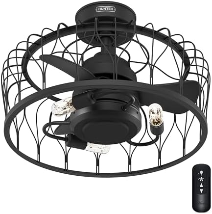 Hunter 52969 Rotonda - 3 Blade Ceiling Fan with Light Kit-13.99 Inches Tall and 36 Inches Wide