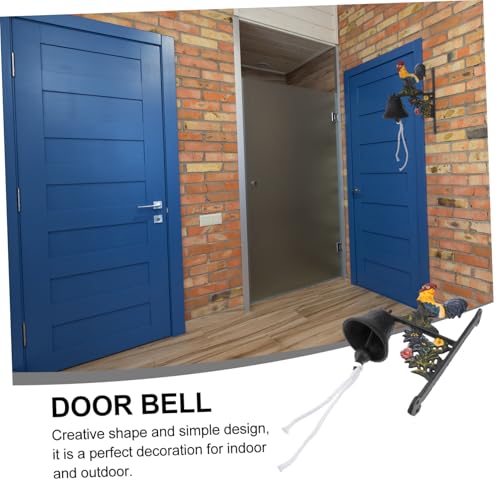 Sonnette de porte en fer rustique pour remplacer un carillon