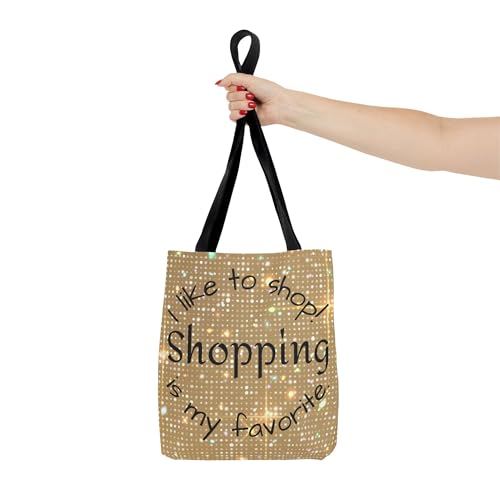 Shopping Enthusiast Tote Bag - Gym Bag, Book Bag, Fashion Lovers, Gift for Holidays, Eco-Friendly Bags, Shopping Bag4