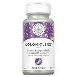 Natural Balance Colon Clenz | Herbal Colon Cleanse, Detox Cleanse, and Digestive Health Supplement - Gentle and Dependable Overnight Formula - 60-Day Guarantee (60 Servings, 60 VegCaps)
