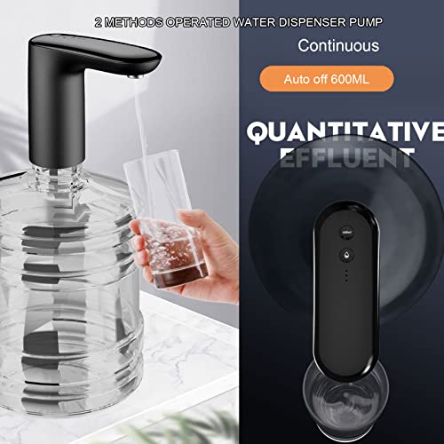 mewmewcat Bomba para garrafa de água Dispensador elétrico portátil de água Carregamento USB 2 modos