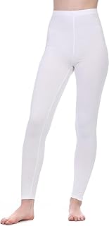 بنطلون ليكرا نسائي طويل سادة خصر مطاطي مريح للخروج والرياضة