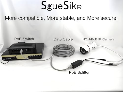 4-Pack PoE Splitter 12V 1.2A y Kit Adaptador Pasivo PoE Gigabit de 4 Pares - Bundle miniatura 5