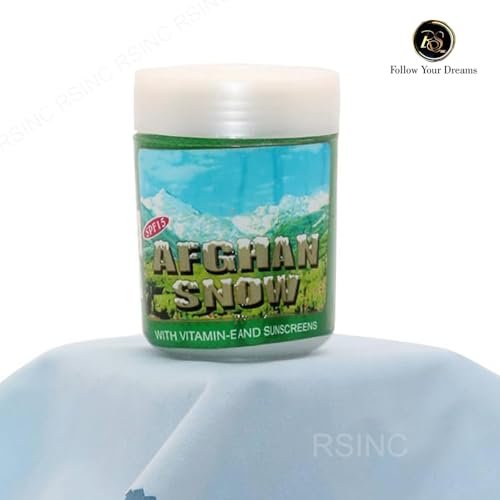 RSINC Afghan Snow Skin Cream From India With Free Classic Afghan Snow Cream 100gm SPF 15