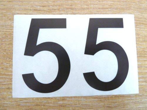 Pegatina Matricula Radar Sobre Adhesivo De Vinilo, Plástico, Madera, Imbuia, Marrón Para Muebles Números Adhesivos