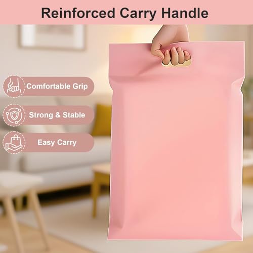 XRXYMQ 30 Stück Versandtüten 30x40 cm Versandtaschen Kleidung Undurchsichtig Versandbeutel Selbstklebend Versandtasche Widerstandsfähig Rosa Verpackungstüten Leicht zu Tragen für Postage Delivery