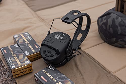 Walker's Rechargeable Lightweight Shooting Hunting Range Electronic Slim Low Profile Hearing Protection Firemax Earmuffs #TOP2