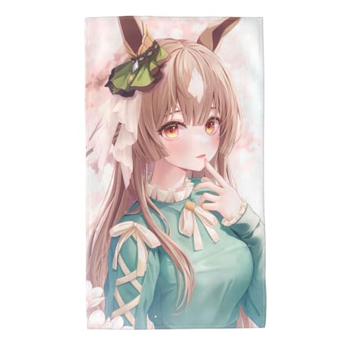 バスタオル ウマ娘 サトノダイヤモンド フェイスタオル 大判 吸水 速乾 マイクロファイバー 柔らかい肌触り 吸水 速乾 抗菌防臭 耐久性 人気 おしゃれ バス用品 海水浴 家庭用 業務用 家庭用品 四季通用 プレゼント 40*70cm