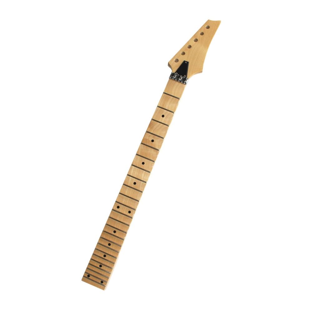 Manche de guitare electrique erable 24 frettes pour jeu rapide et shred - 7