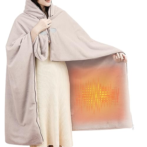 Cobertor elétrico aquecido – lavável, quente, tamanho Queen, 3 ní...