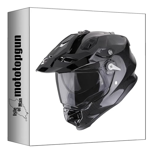 Casque intégral Scorpion ADF-9000 Carbon Air Solid Noir L mototopgun 184-261-03-05