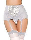 Encaje floral translúcido, le hace más sexy y atractiva.