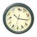jojomis Round Wall Clock with Singing Bird Feature 12 Different Bird Sounds Silent Running Movement 9.84 Inch for Home Office Decor