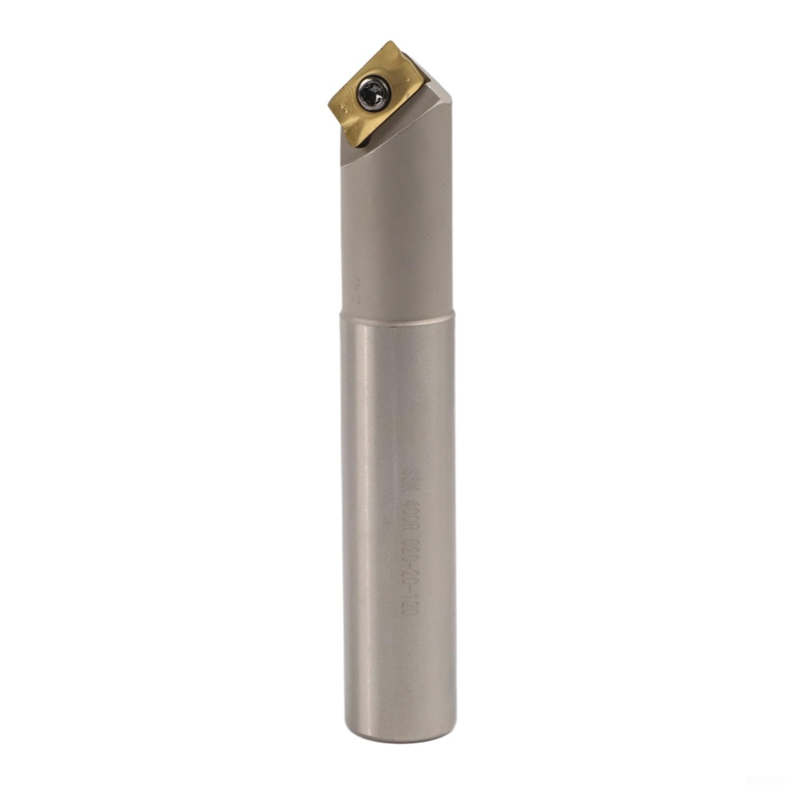 CNC Einschneidelemente Werkzeughalter C20-20-120 Carbide Einsatz 45 Grad Fasenmeißel 20mm Für Griff 10 Stück Wendeschneidplatten Starker Halt Schneller Klingenwechsel Für CNC Fräsen