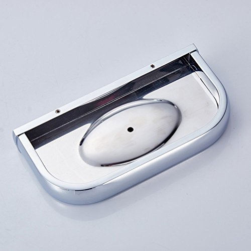 7Trees Solid Brass Bathroom Accessories Wall Mounted Soap Holder Bathroom Soap Dish Shelf Shower Accessories Soap Holder (Chrome Plated) #TOP3