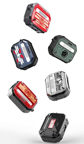 Avengers Series Silicone Case Compatible With Airpods Pro,Thor-Iron Man-Black Panther Compatible With Airpods Pro Wireless Charging Case For Girls Teens Boys (Black Panther) #TOP4