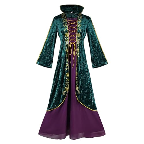 Dreuhuing Disfraz de Halloween, Vestido De Cosplay Mujer Disfraz, Traje de Vestir Ajustable y Suave para Fiesta, Uso Diario, Cosplay y Fotografía