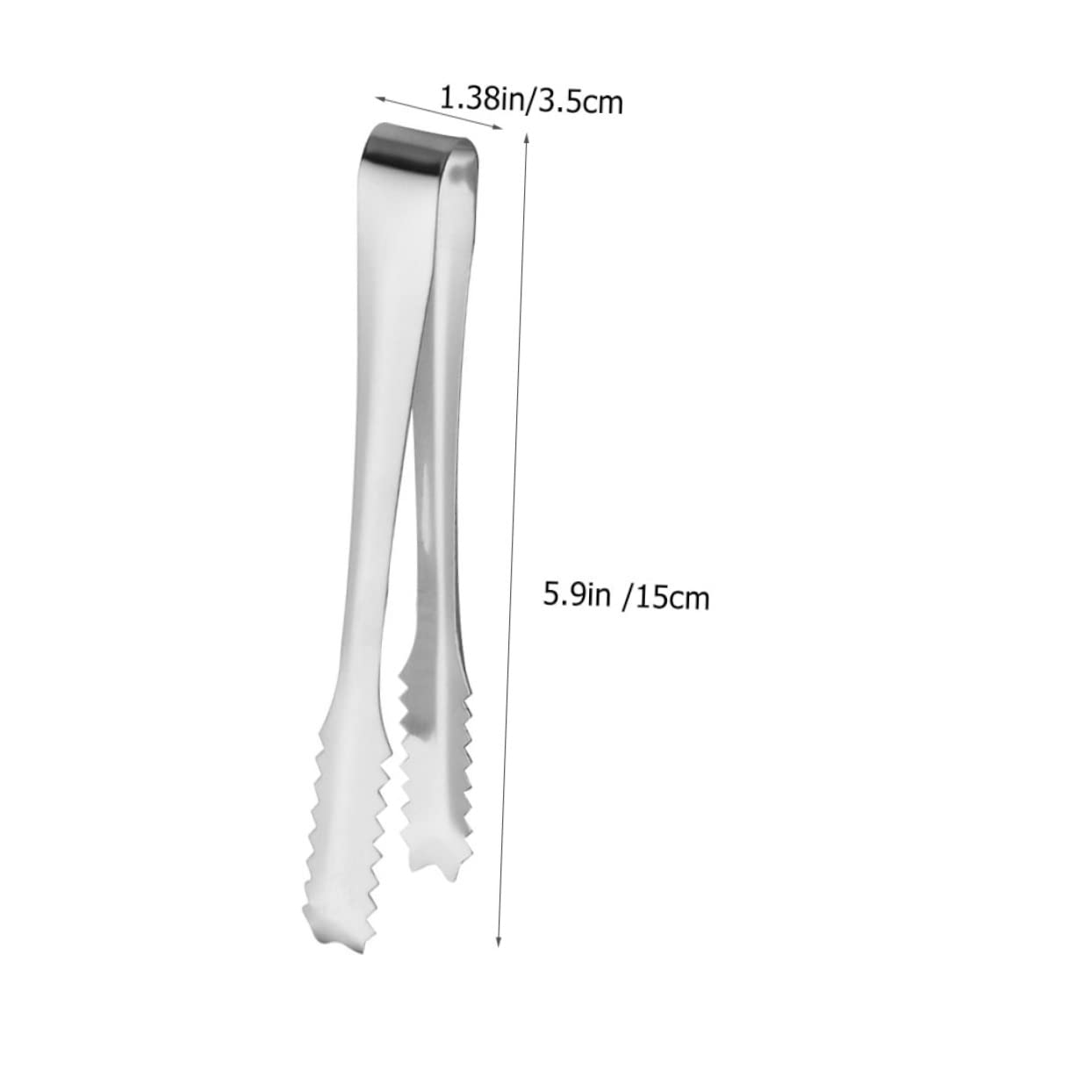 CIYODO Ice Cube Clip Set Pcs Stainless Steel Ice Tongs for Sugar Cubes Cocktails