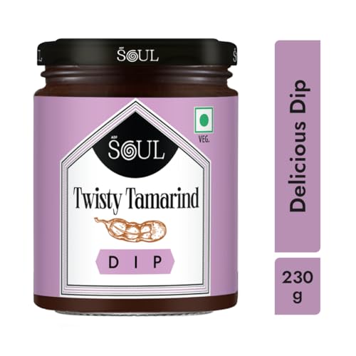 Image of ADF Soul Twisty Tamarind Dip | Tangy & Sweet Indian-Style Tamarind Sauce With Spices | Perfect For Chaats, Snacks & Marinades | 230g.