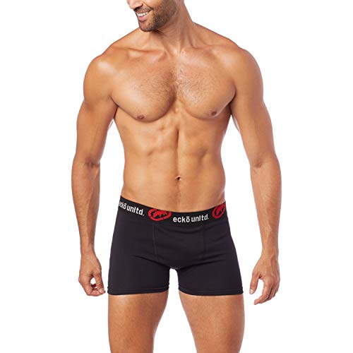 Cueca Boxer Algodão Masculina, Ecko, Preto, G