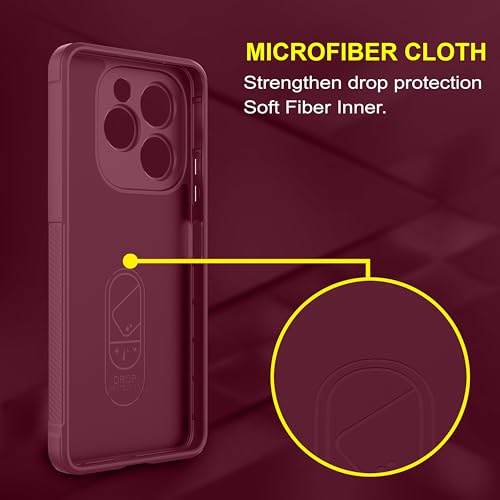 Image of Zapcase Back Case Cover for Infinix Note 40X 5G | Compatible for Infinix Note 40X 5G Back Cover | Liquid Silicon Magic Case with Camera Protection | Plum