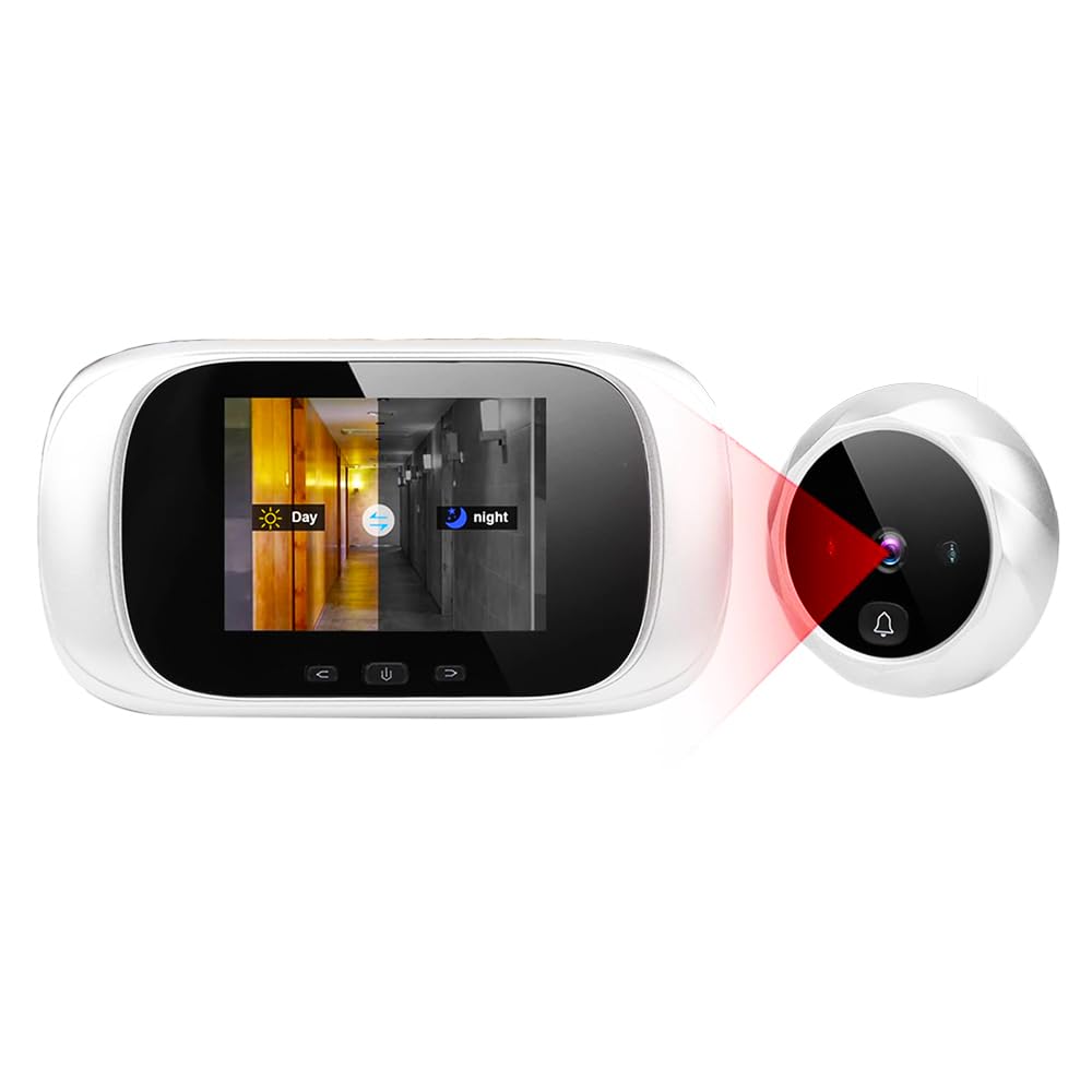 Spioncino Digitale Porta Blindata da 2,8 Pollici | Occhiello Porta con Telecamera