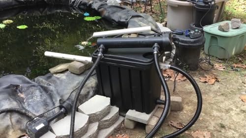 Image of Pond Tubing ID 3 /4 inch x 50ft Black Corrugated Flexible Pump Hose