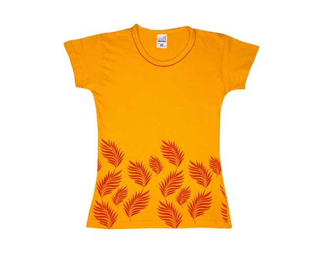 Girls Cotton Printed Half Sleeves Tshirts Summer (Pack of 5) Multicolor65 1