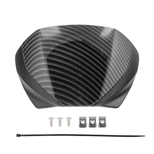 TAZGANTAX Motorrad obere vordere Verkleidungshaube Scheinwerfer Windschutz Frontmaske Nasenschutzhaube kompatibel mit Tri-umph Trident 660 Trident 660 Trident-660 Zubehör 2021-2023 (Kohlefaser-Optik)