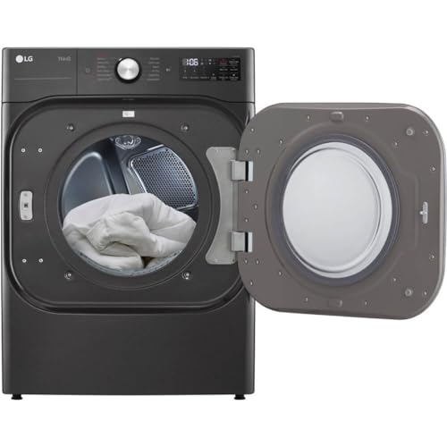 Lg DLEX8900B 9.0 Cu. Ft. Mega Capacity Smart Wi-Fi Enabled Front Load Electric Dryer thumb #3